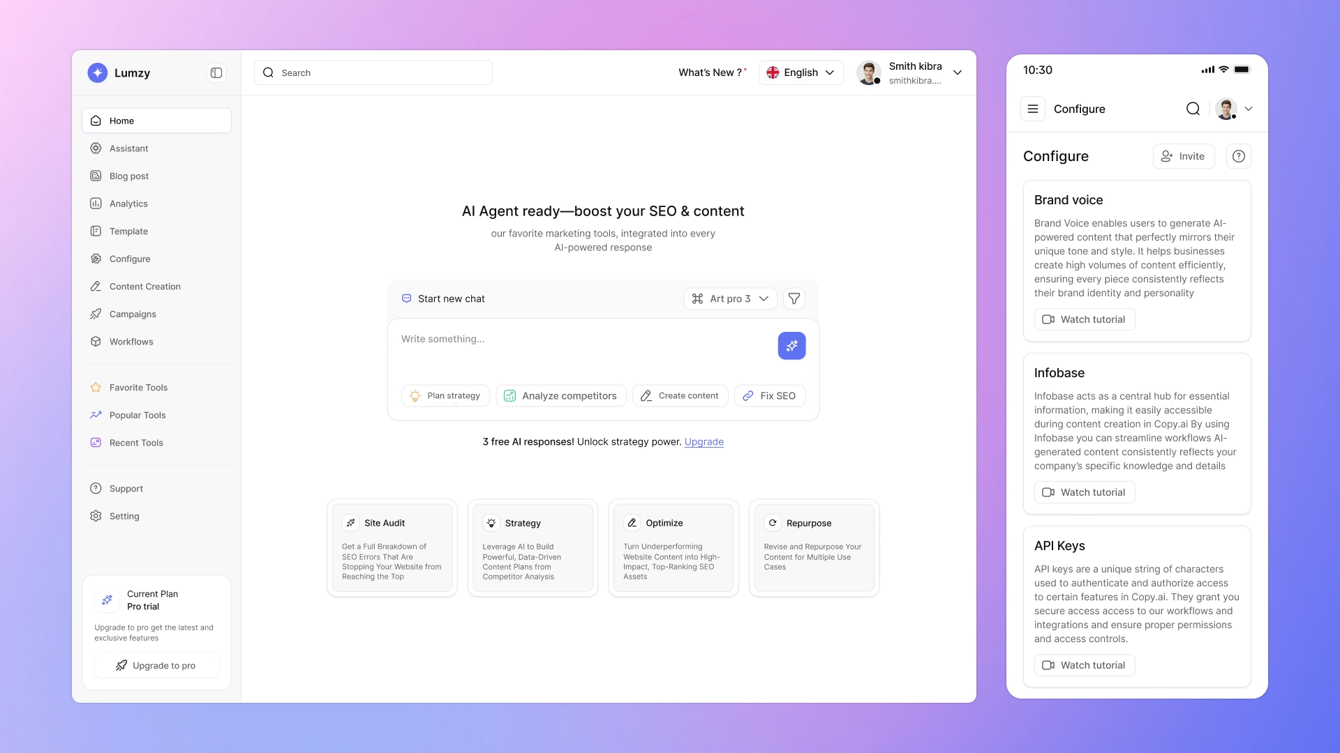 Intelligent chatbot for analytics