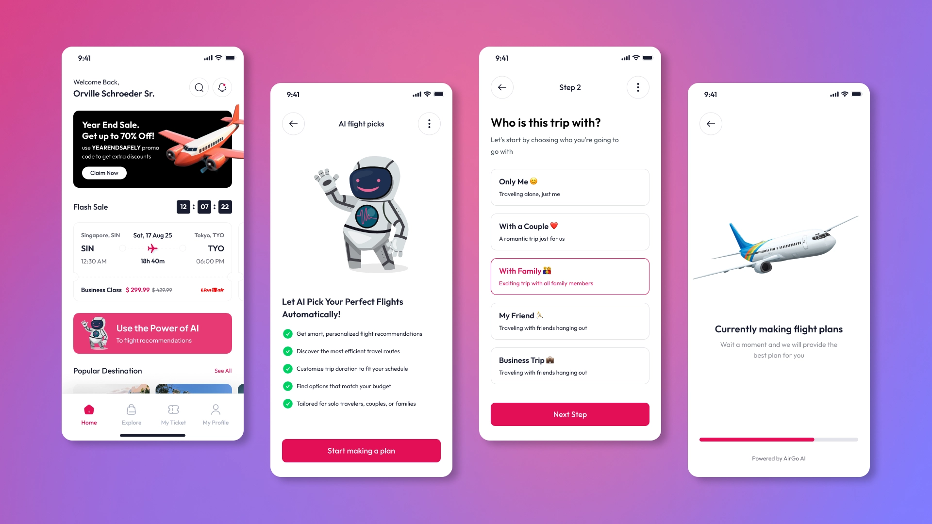 Applications with AI bots