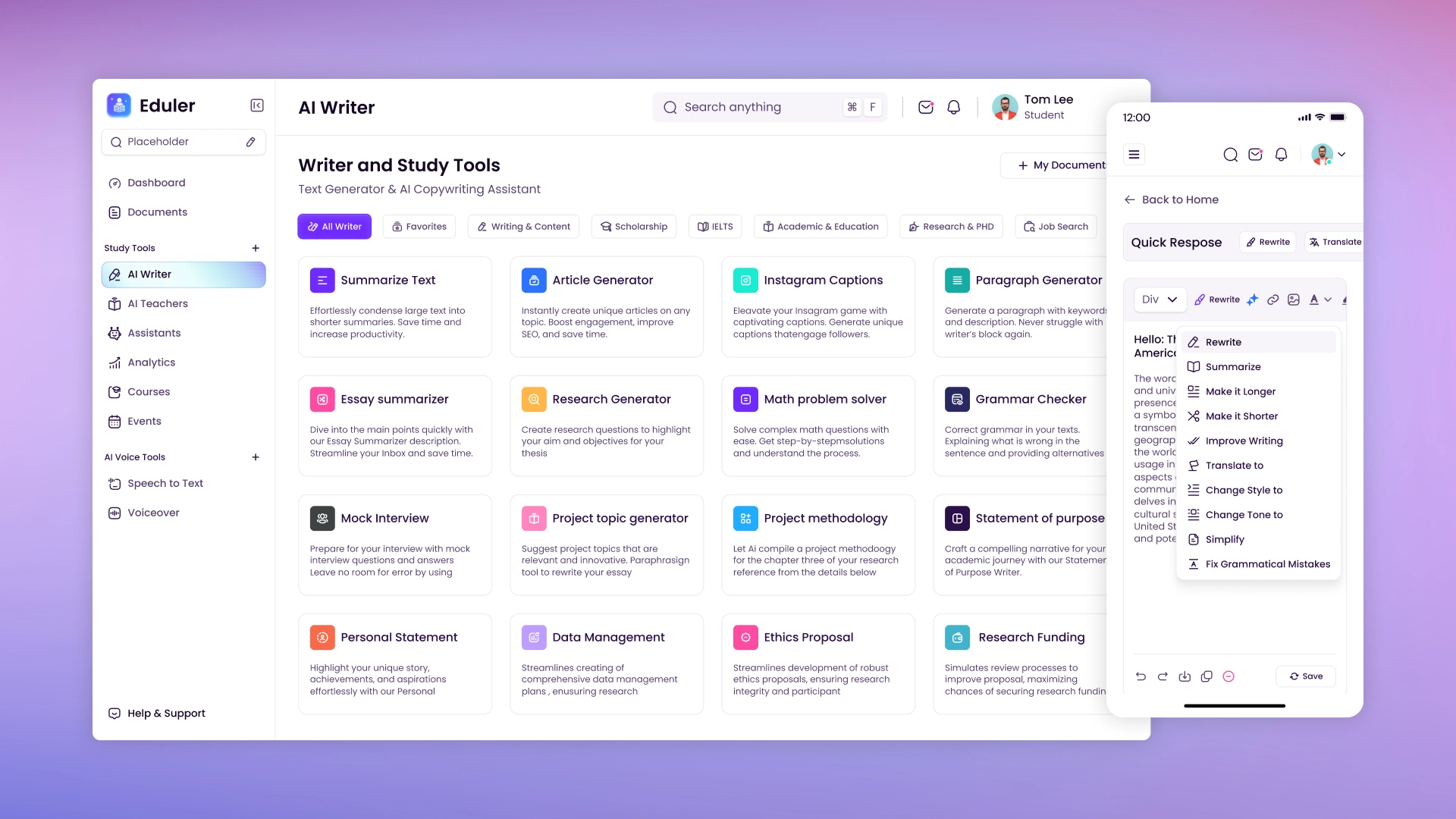 AI chatbot erp
