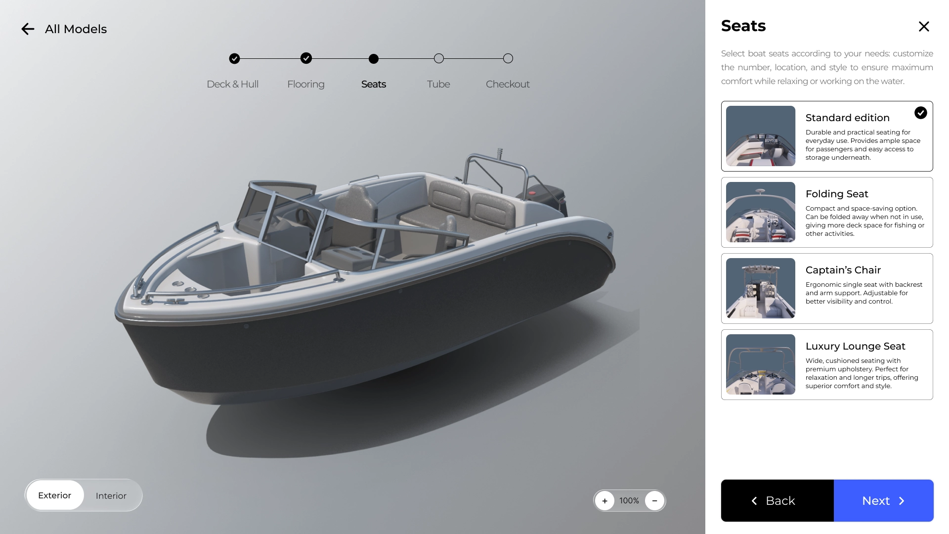 Boat configurator