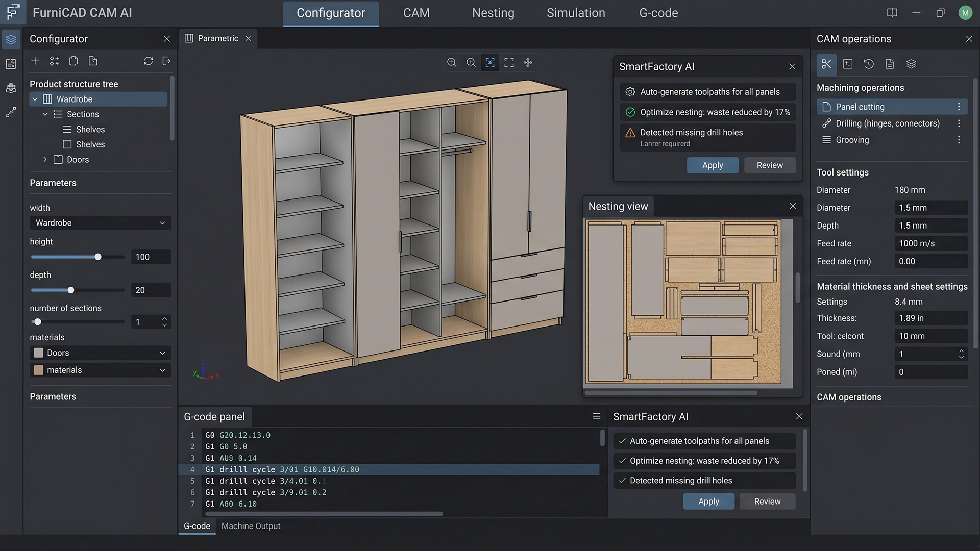 Integration with CAM systems