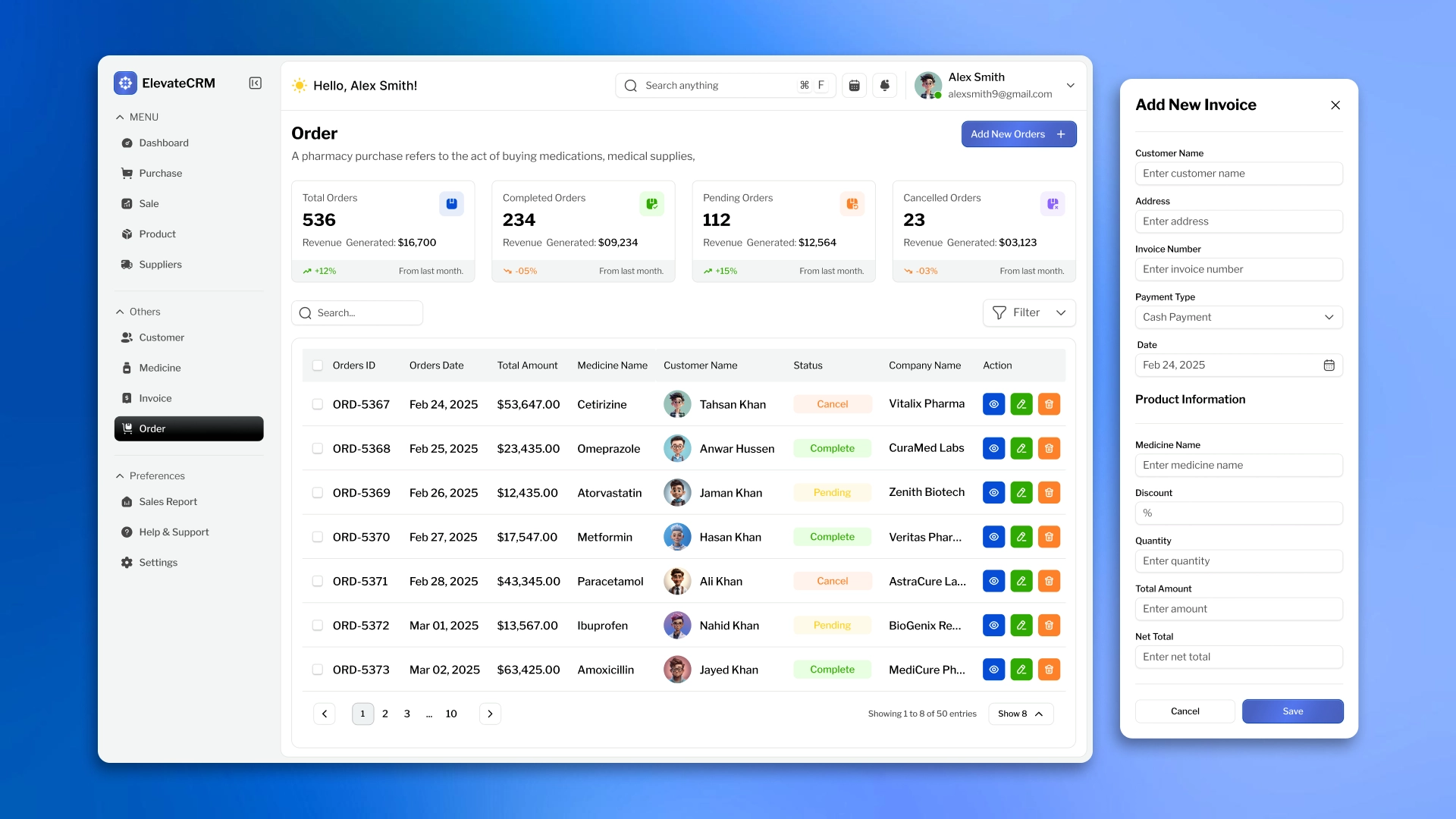backend developer for CRM/ERP