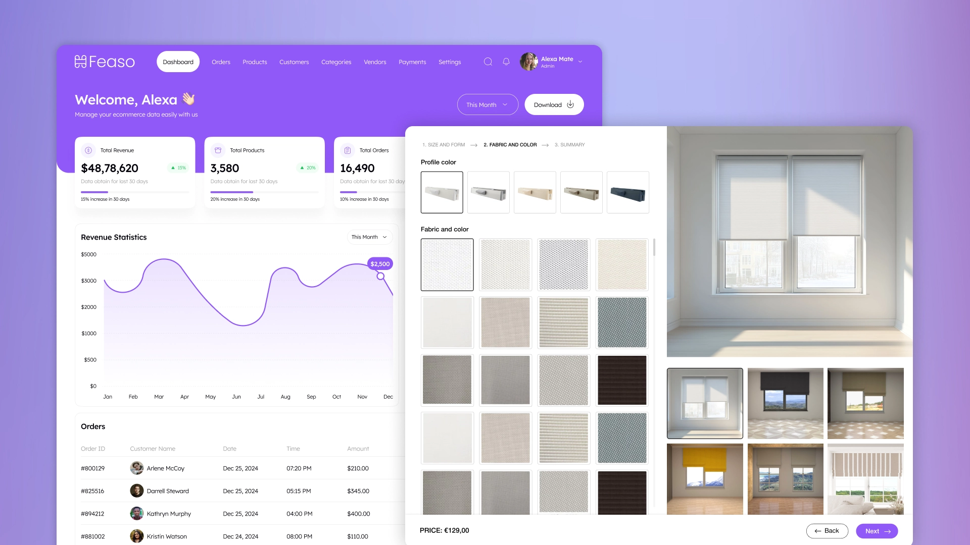 CRM with built-in online configurators