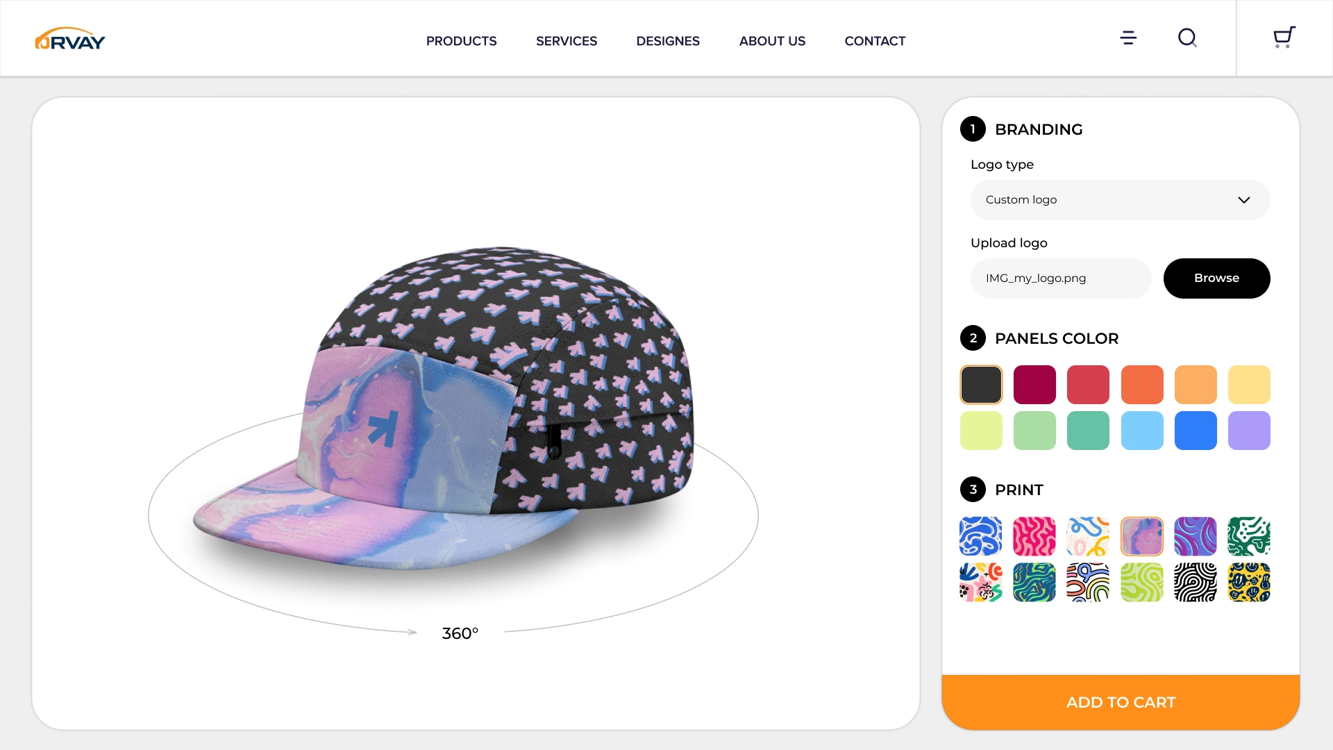 Cap hat configurator