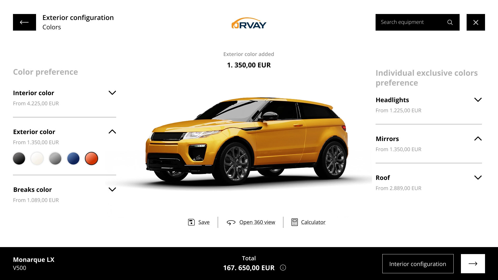 Car configurator 3
