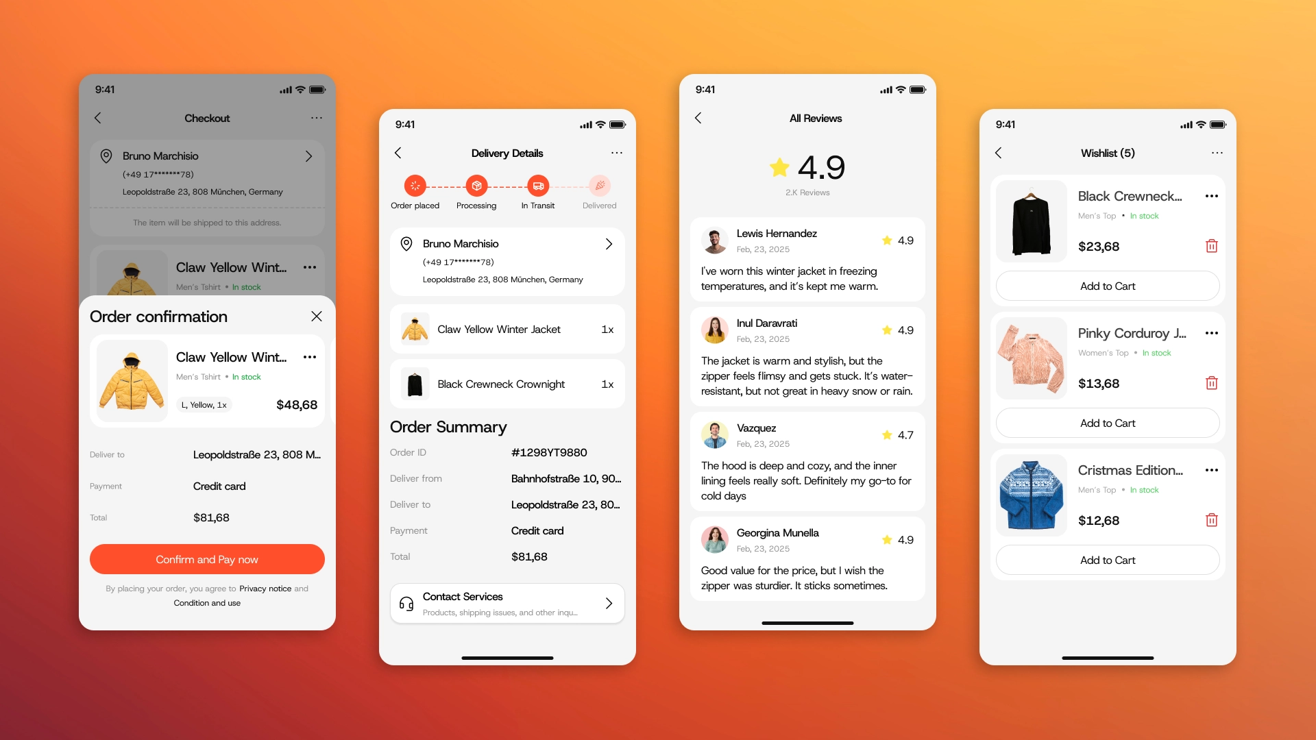 Apps for online stores