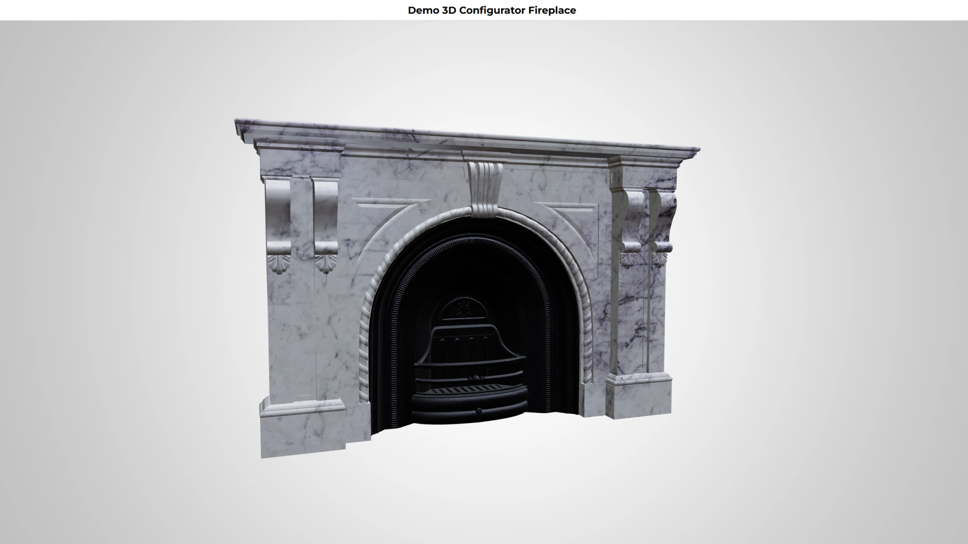 3D fireplace configurator