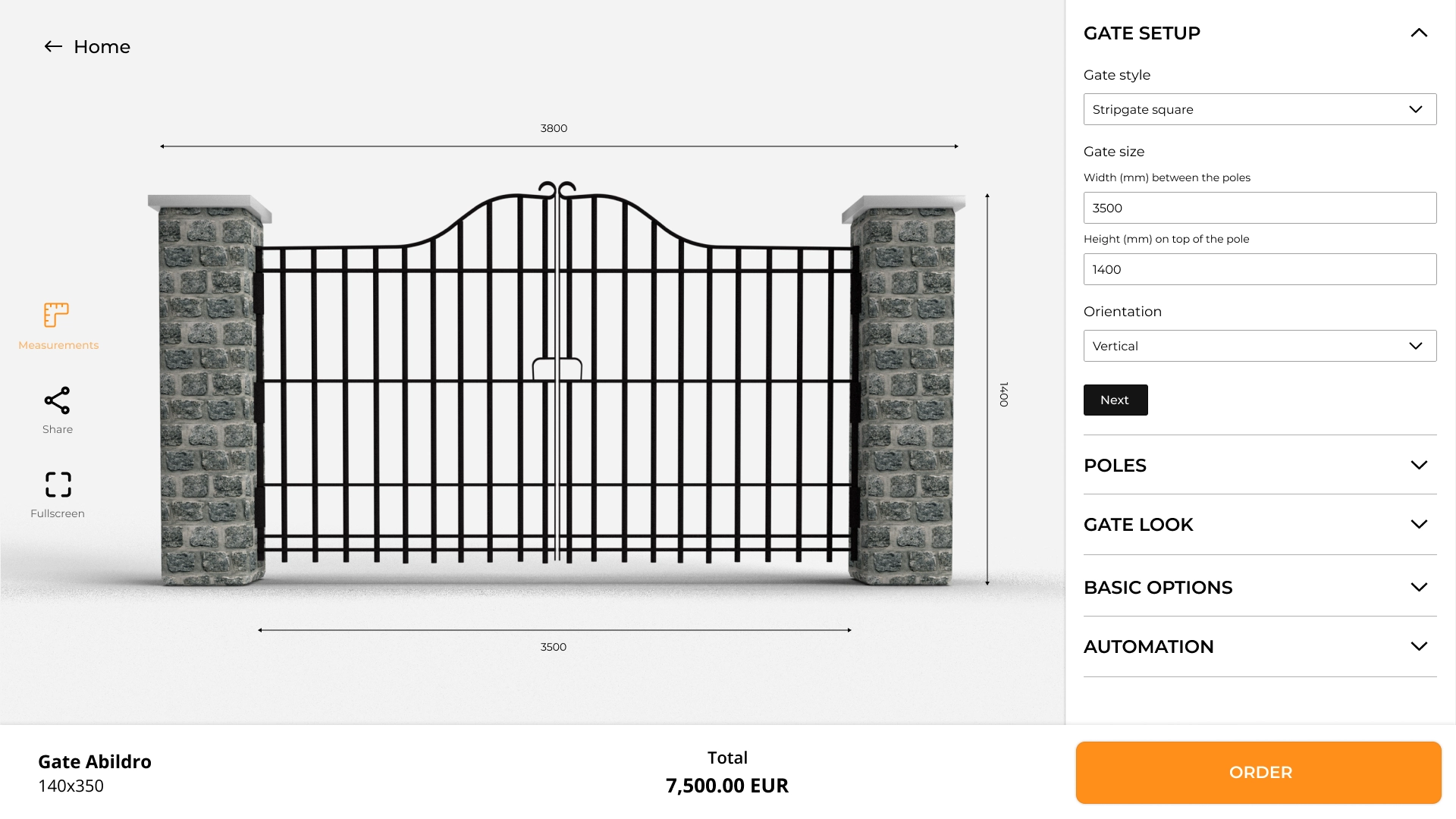 Gate configurator