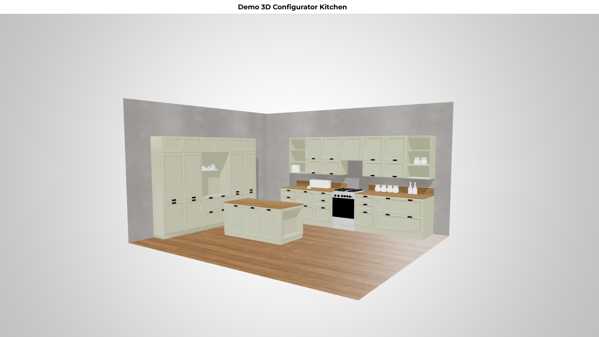 3D kitchen configurator