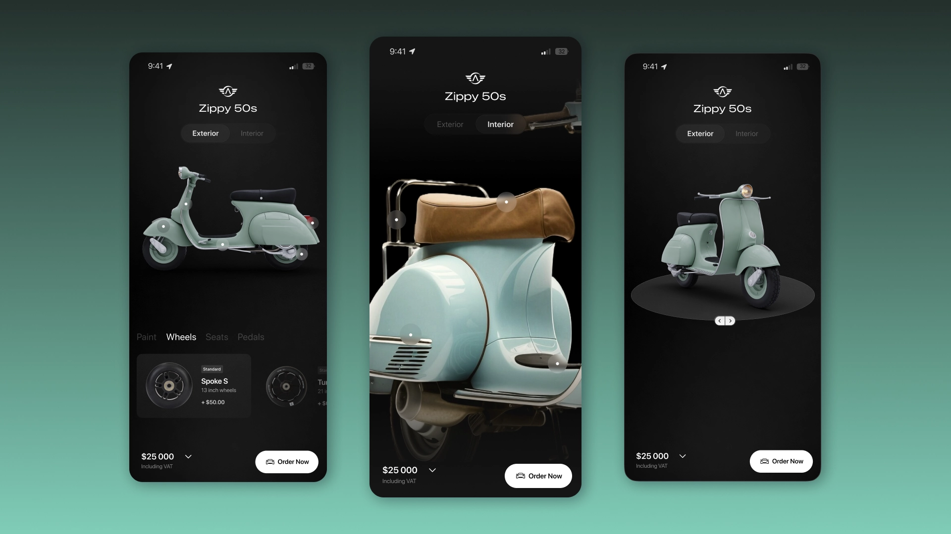 Moped configurator mobile 2