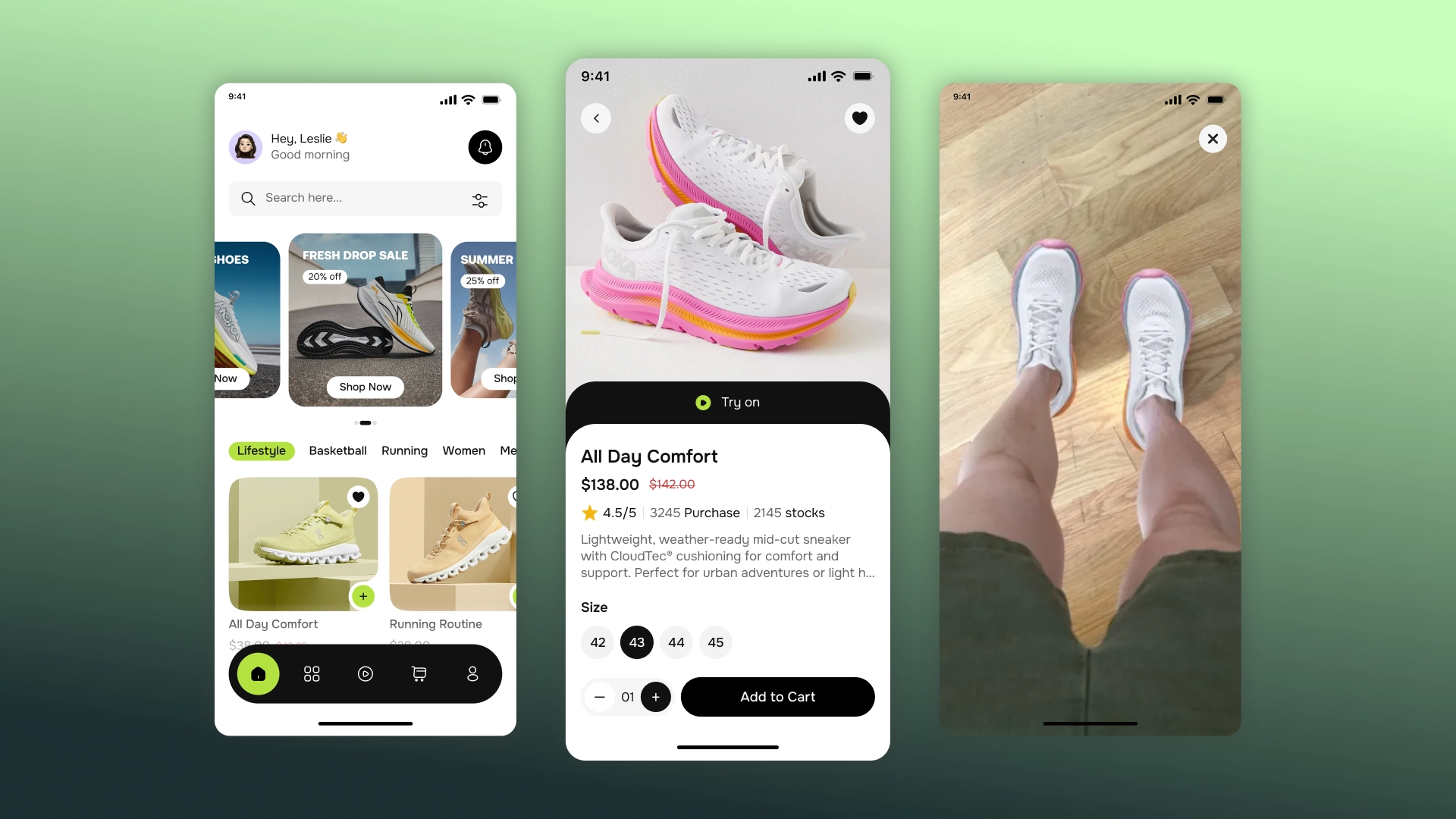 Shoes configurator