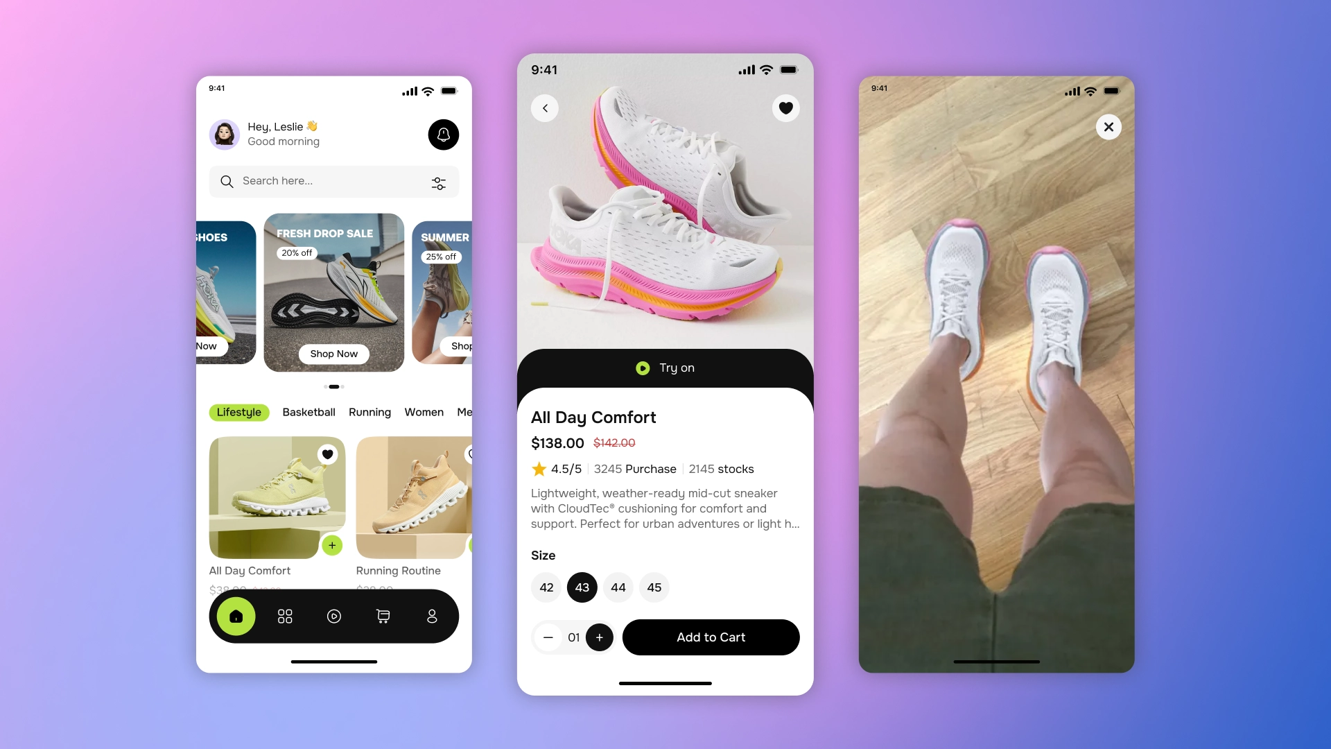 Shoes configurator vr ar
