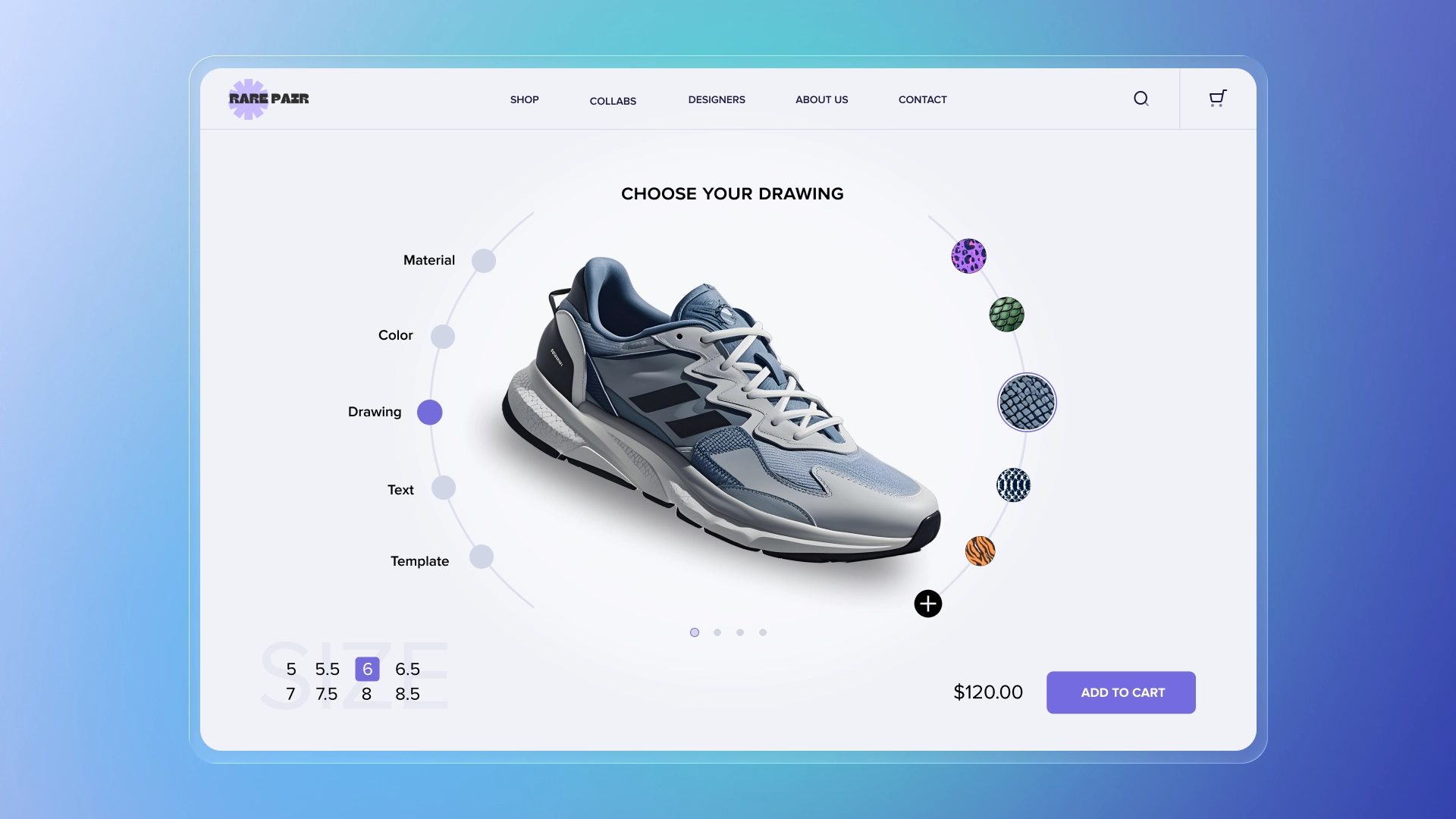 Sneakers configurator