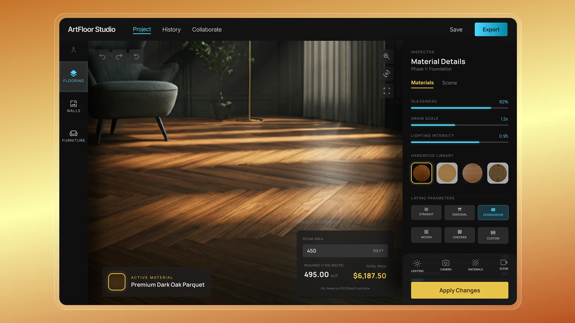 floor-covering banner