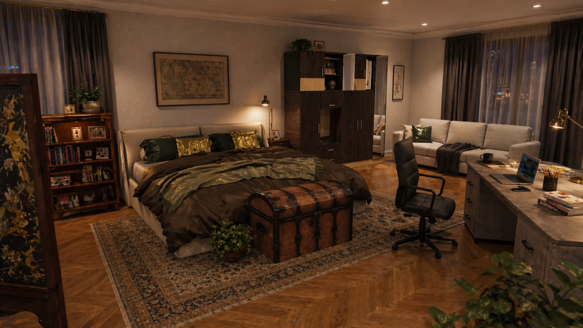 3D interior constructor online, AI visualization and design configurator