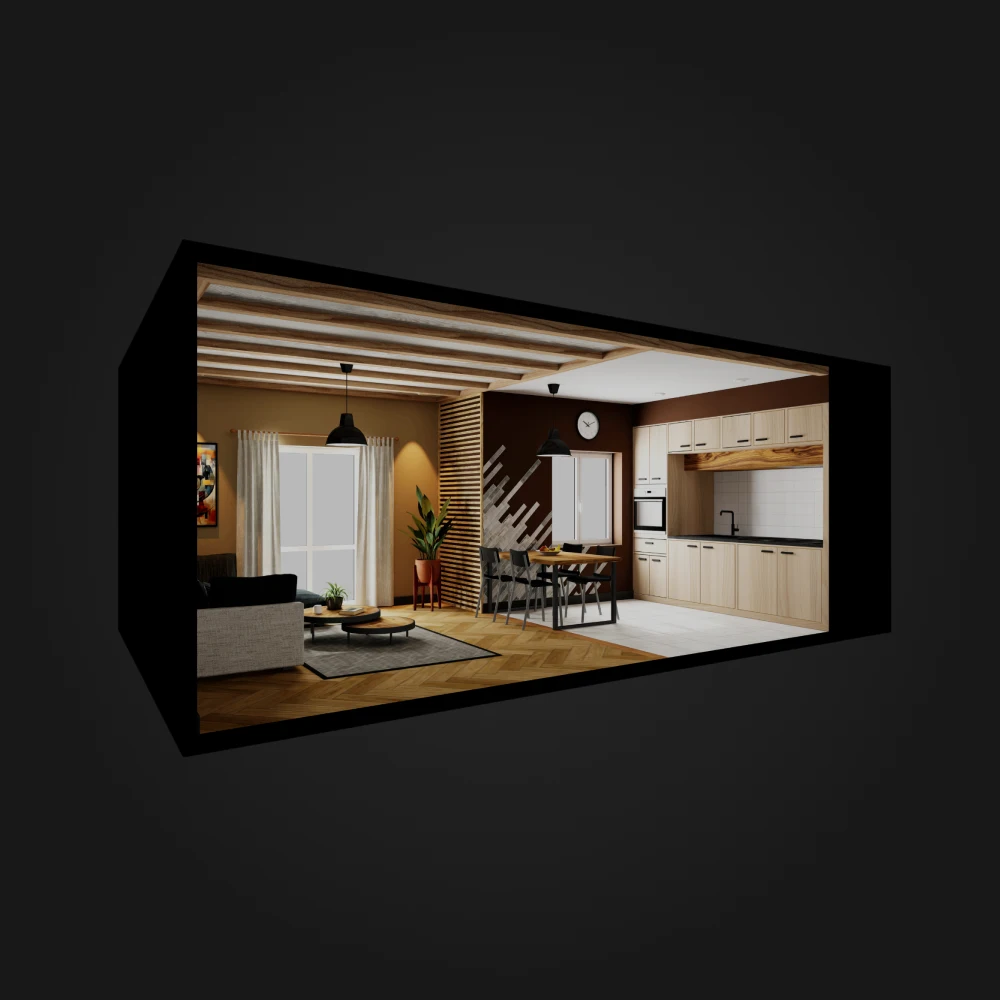 3D Kitchen Model Demo