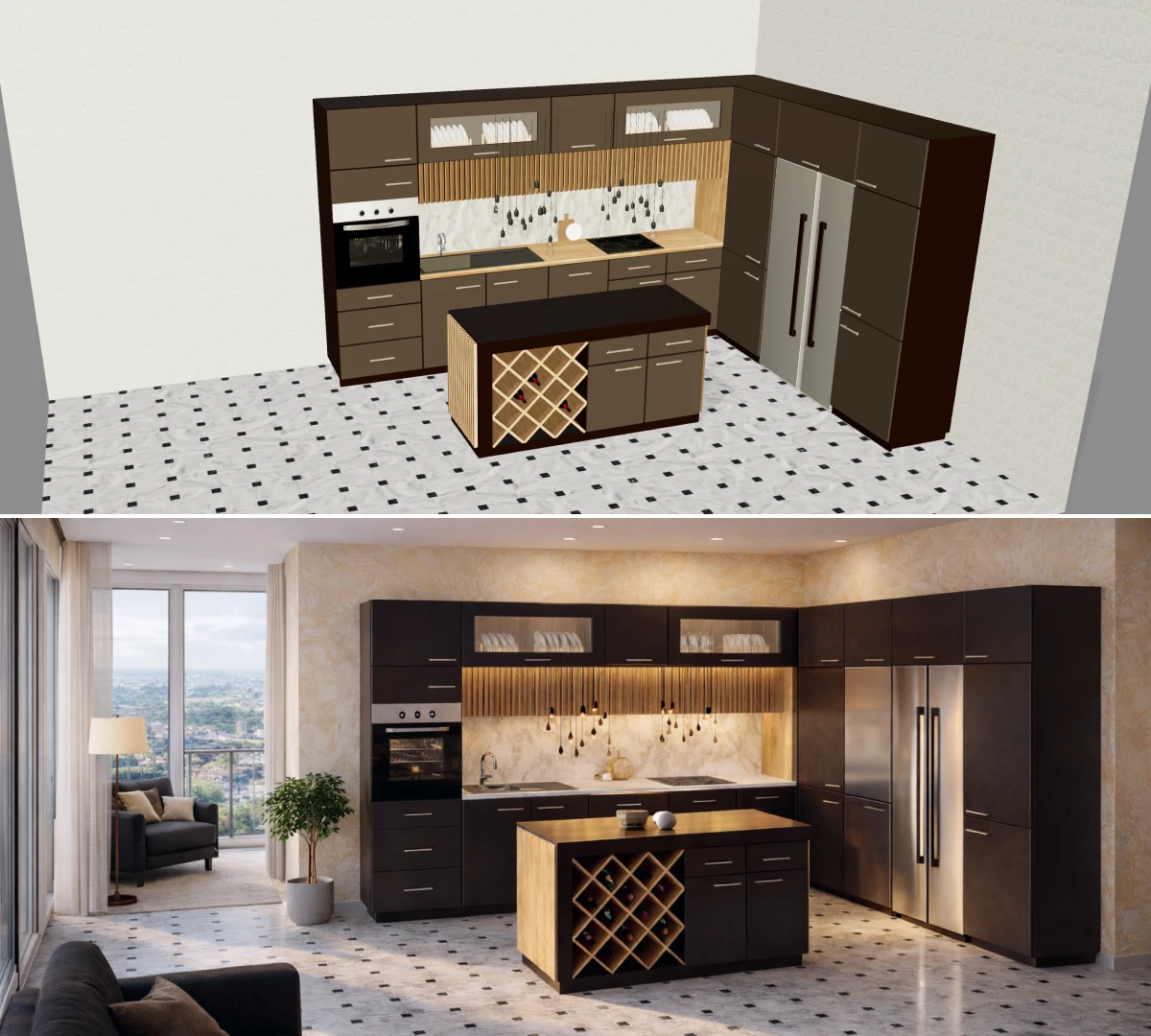 Create photorealistic interiors in an interactive demo configurator with an AI assistant