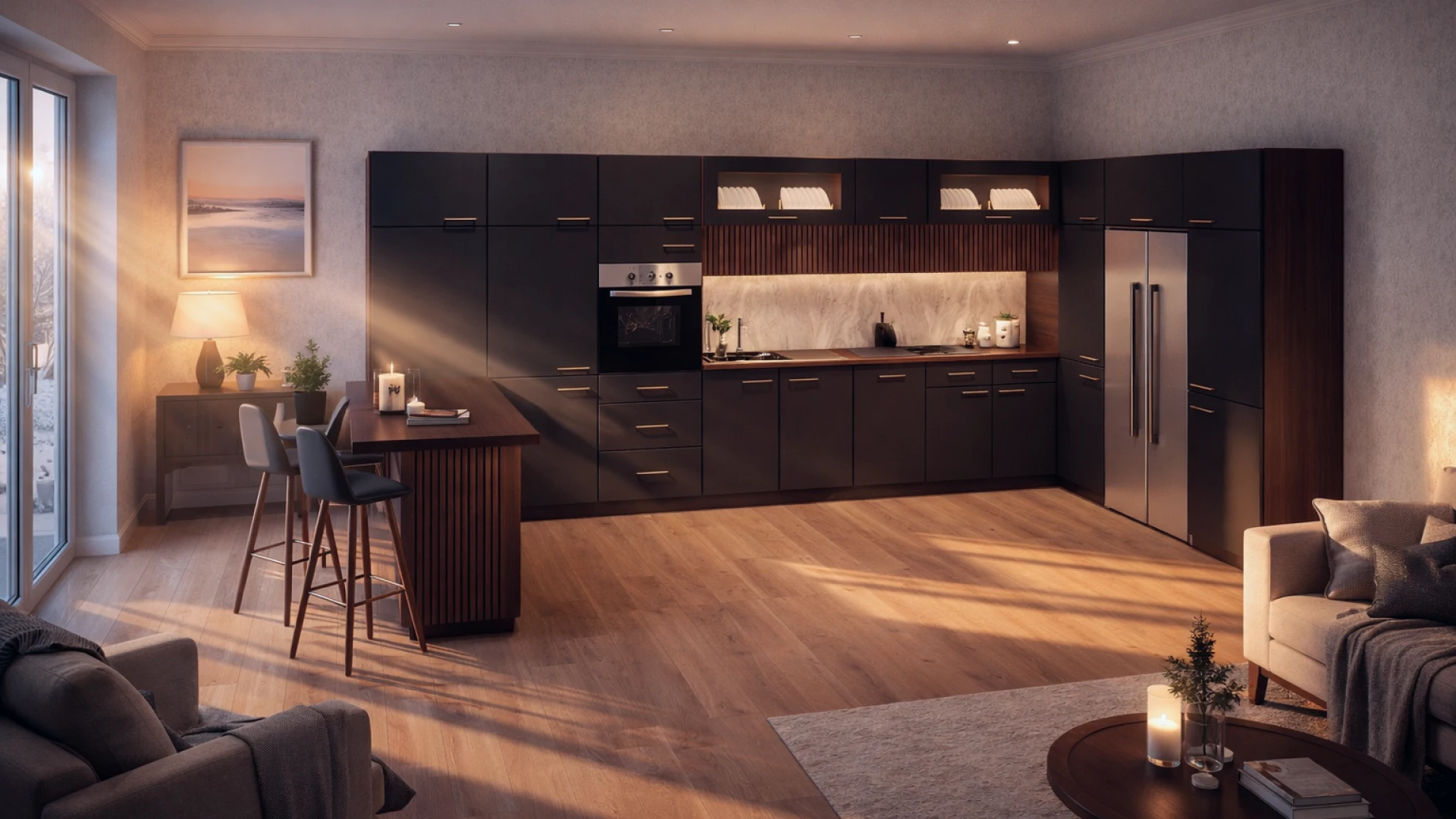 Professional kitchen demo configurator with an AI module