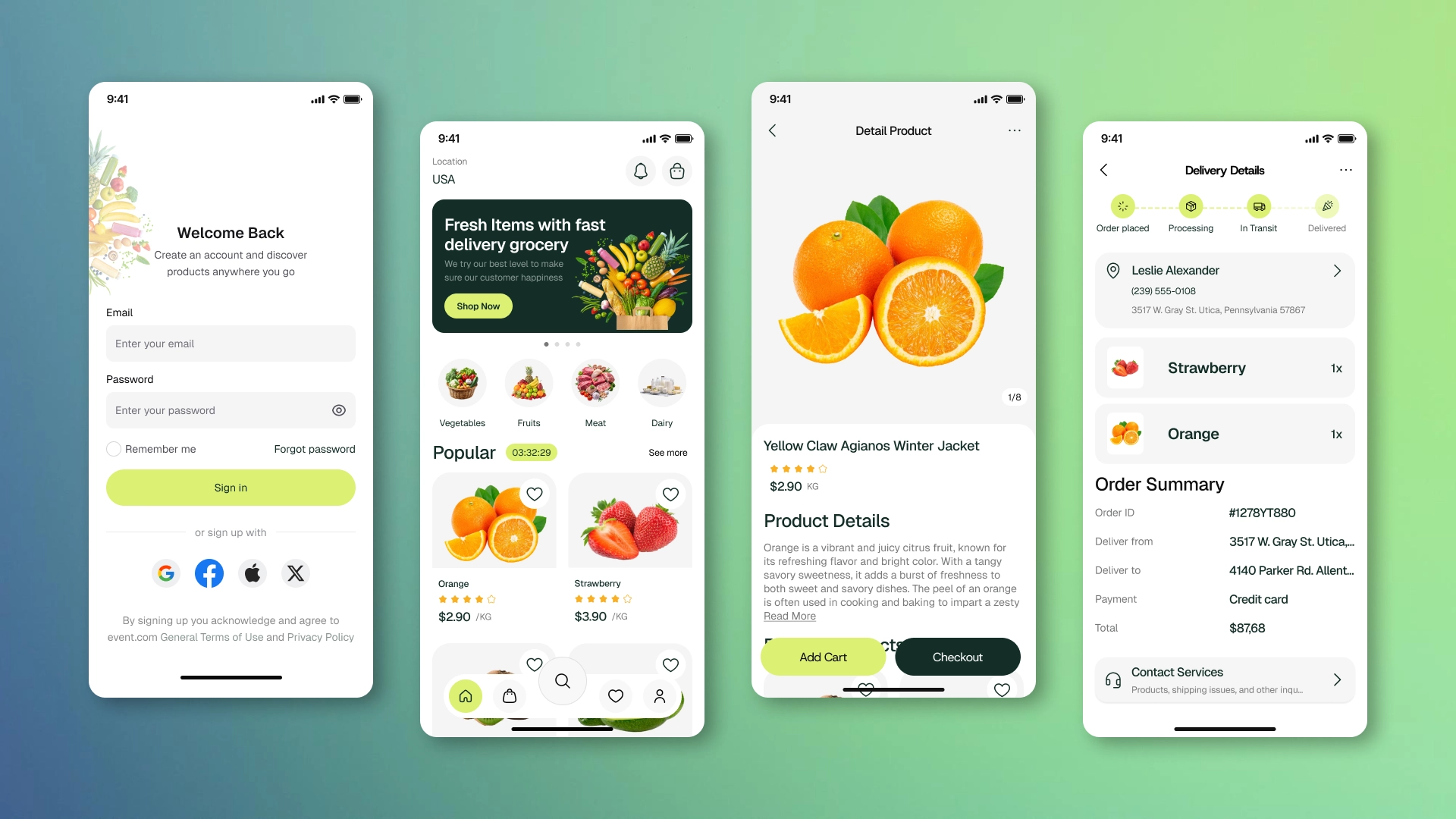 Create an app for an online store