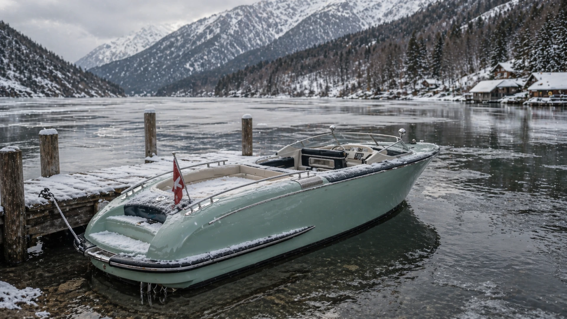 AI визуализация конфигурации лодки с фотореалистичным результатом