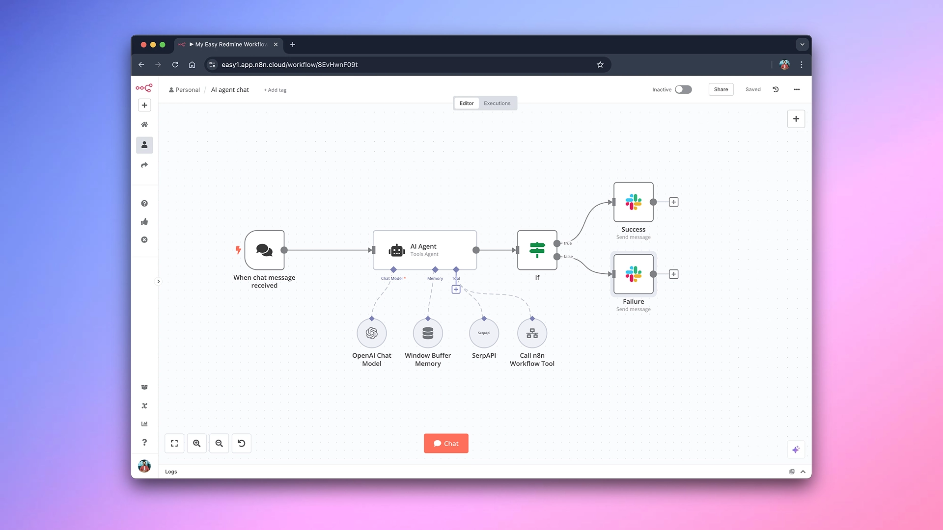 n8n AI workflow