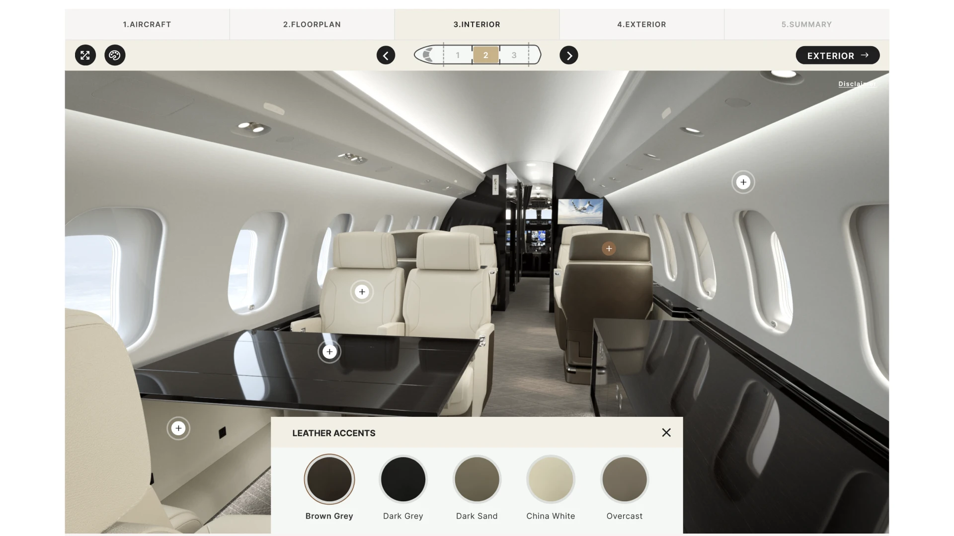 Aircraft Cabin Configurator – Customize your interior and seats