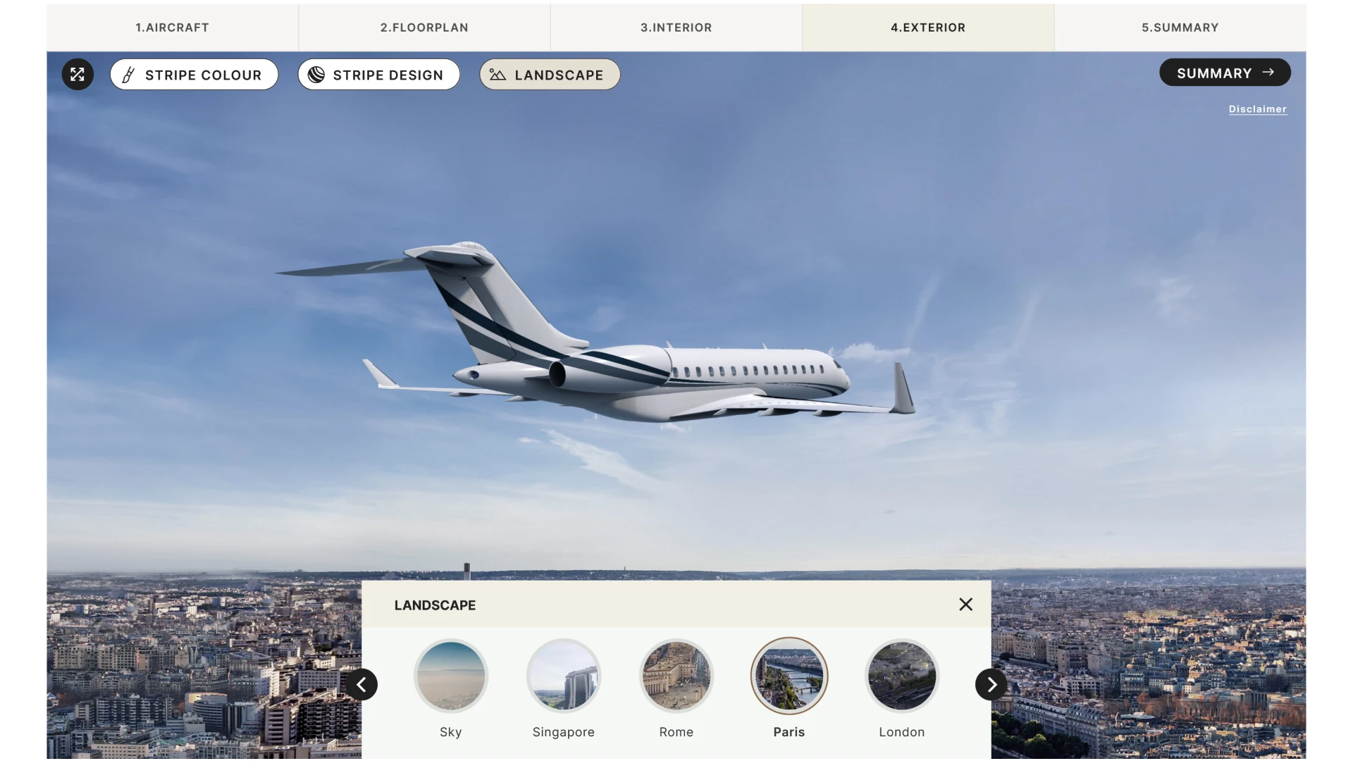 Aircraft Design Customization – Choose your color and livery online