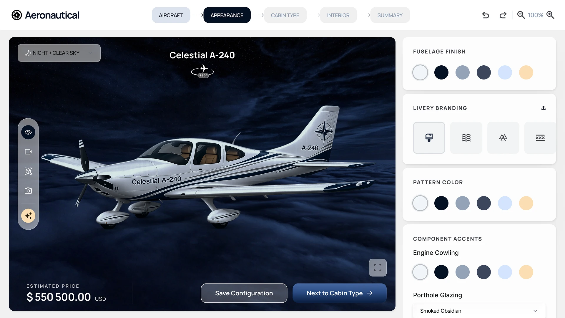 Настройка дизайна самолета – выбор цвета и ливреи онлайн