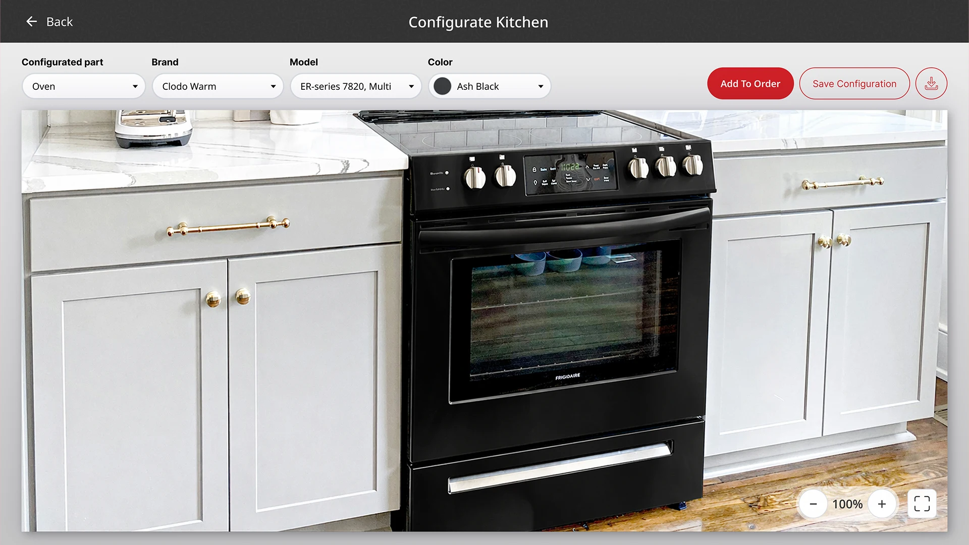 Change object details in PNG configurator