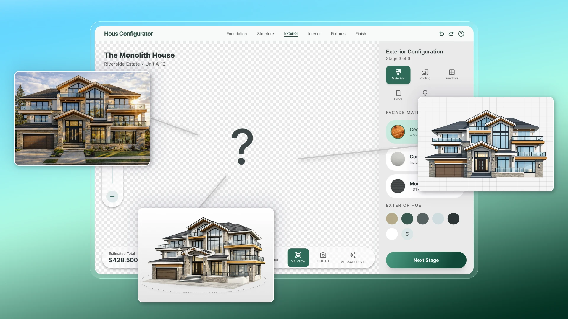 How to choose a technology for the online configurator preview
