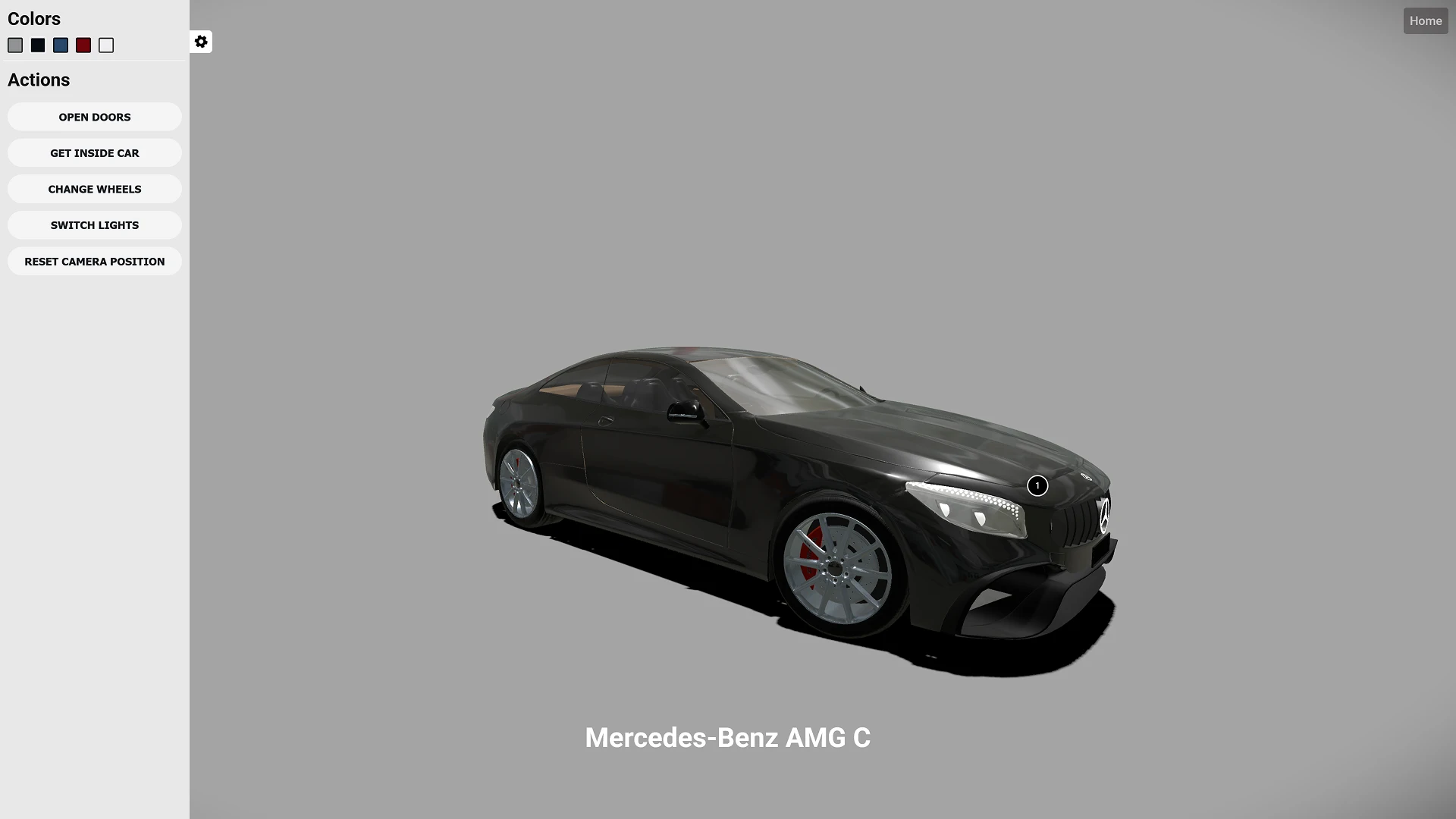 Canvas and WebGL interactive online car configurator