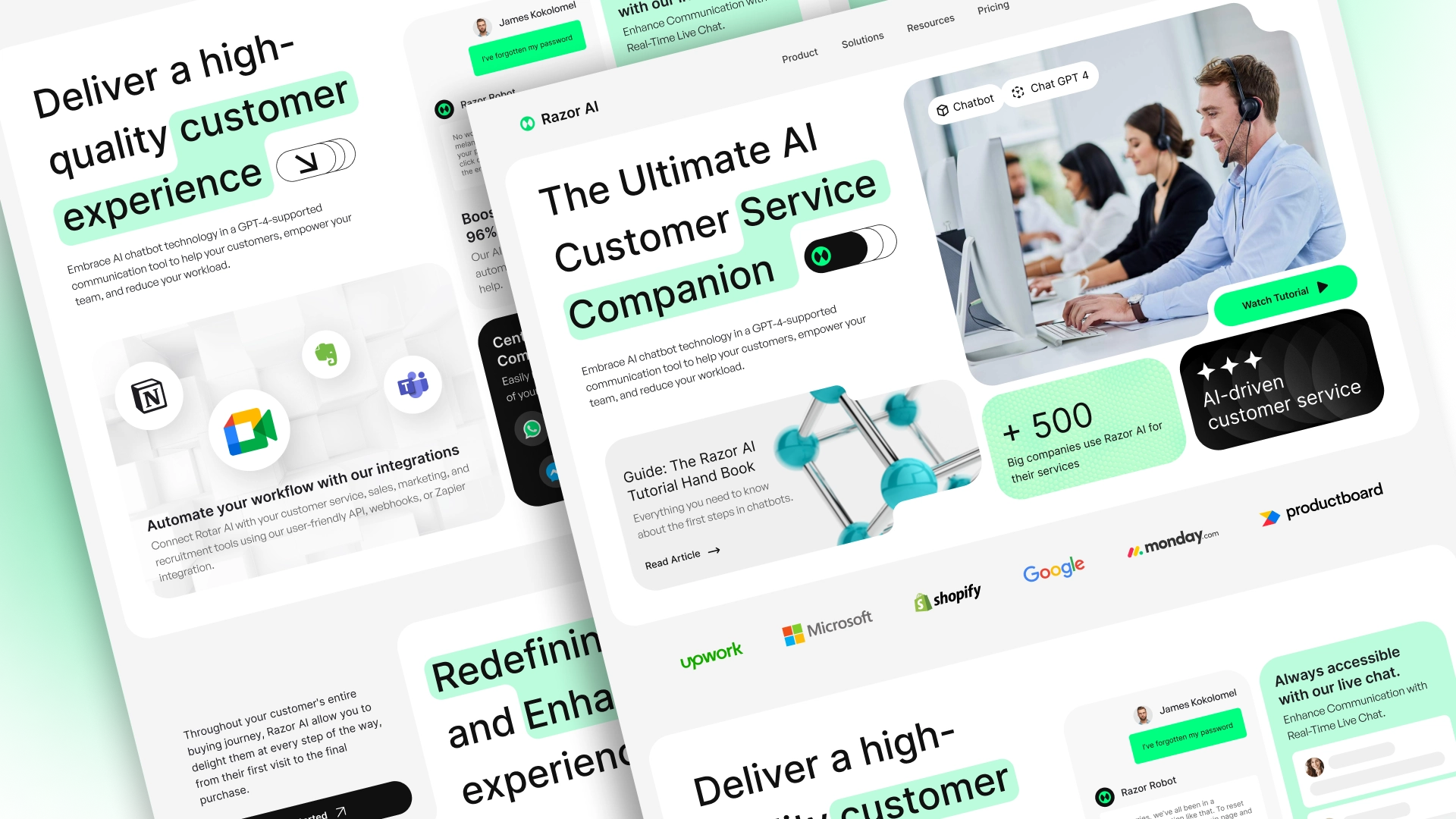Interactive website