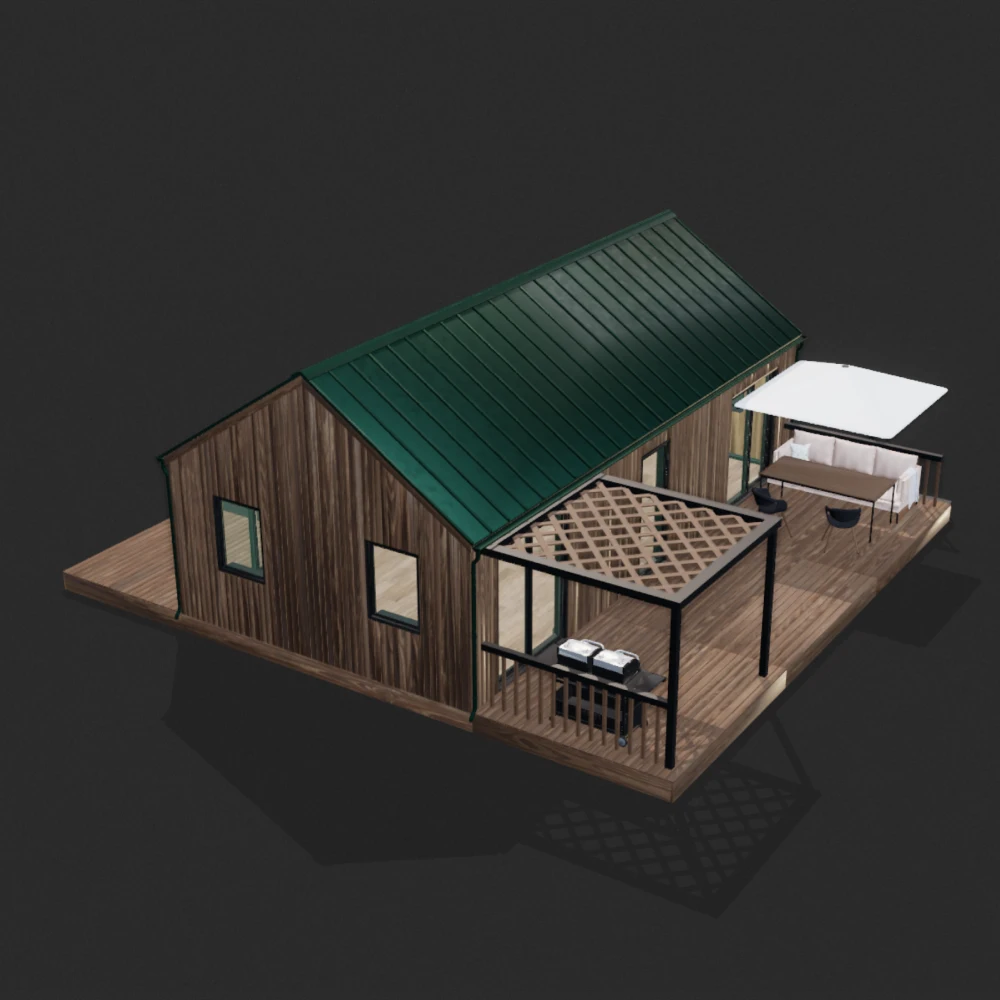 A demo of a modern 3D house configurator