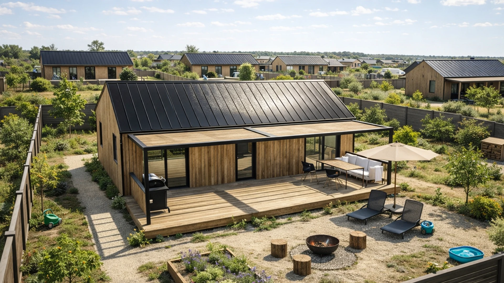 Transforming a 3D house model into a photorealistic image using AI