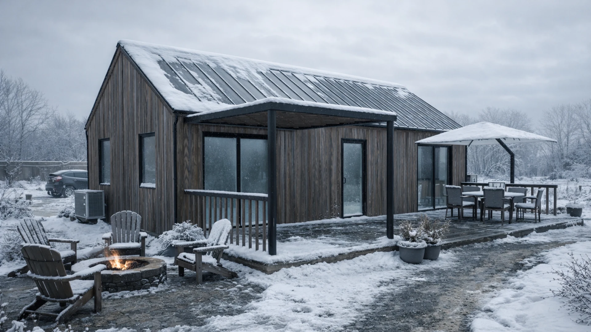 House visualization from a 3D configurator in a photorealistic environment